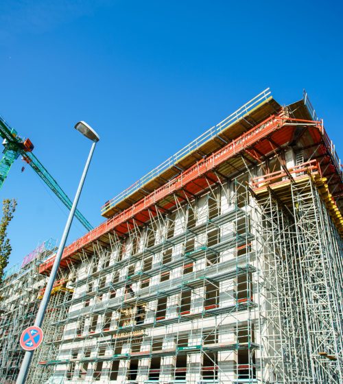 big building construction. Construction Site concept